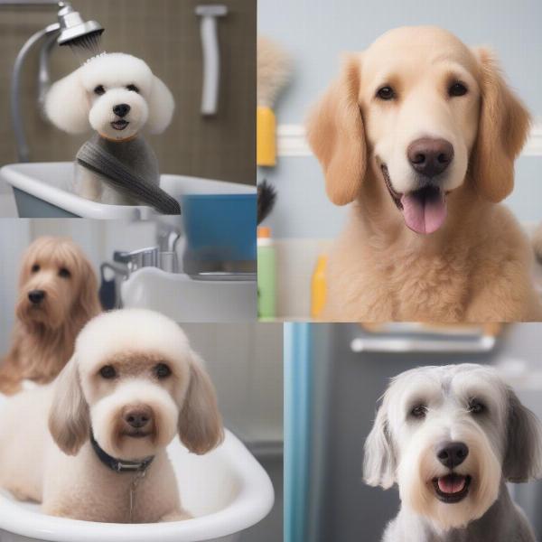 Different dog grooming styles in Evesham