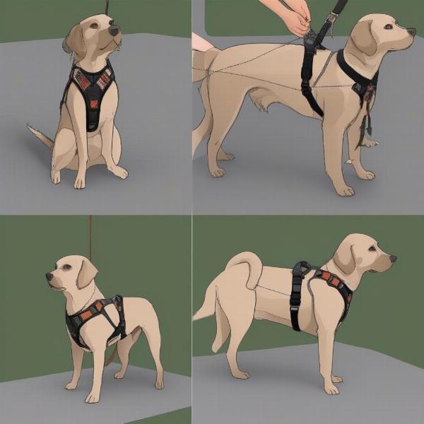 Properly Fitted Dog Harness