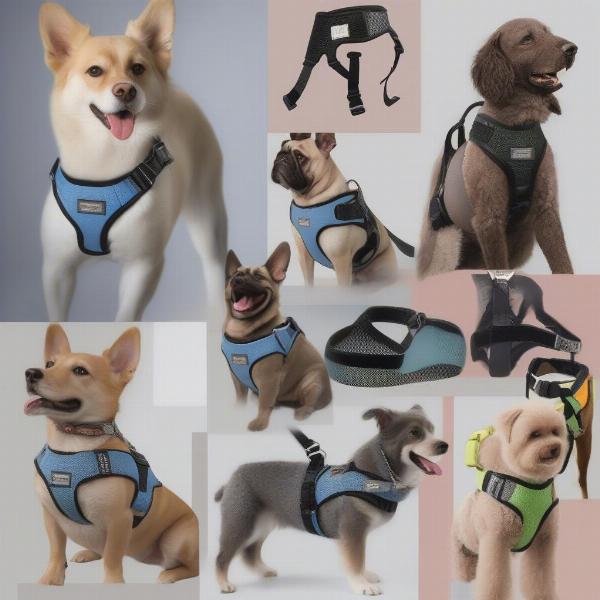 Dog harness material and fit