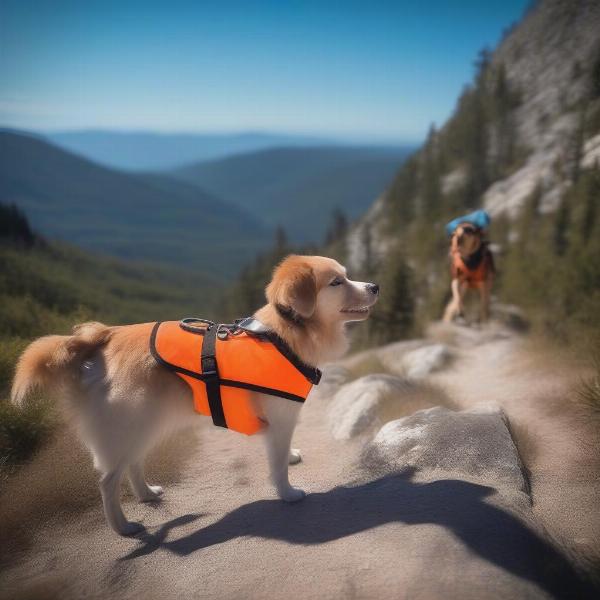 Dog Hiking Safety Tips with Mountain View