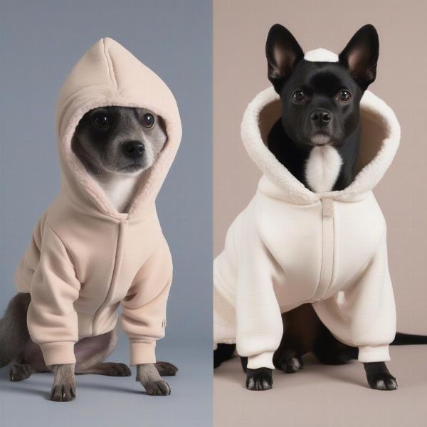 Dog Hoodie Material Comparison