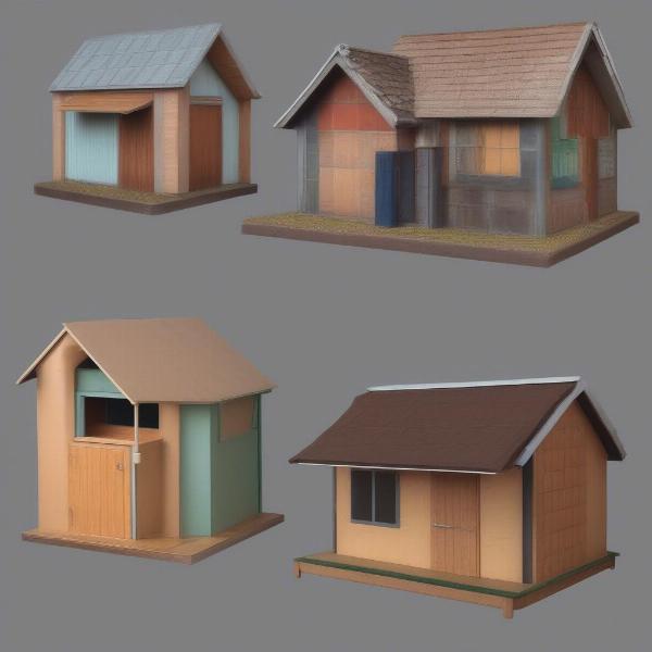 Comparing different dog house materials like wood, plastic and metal