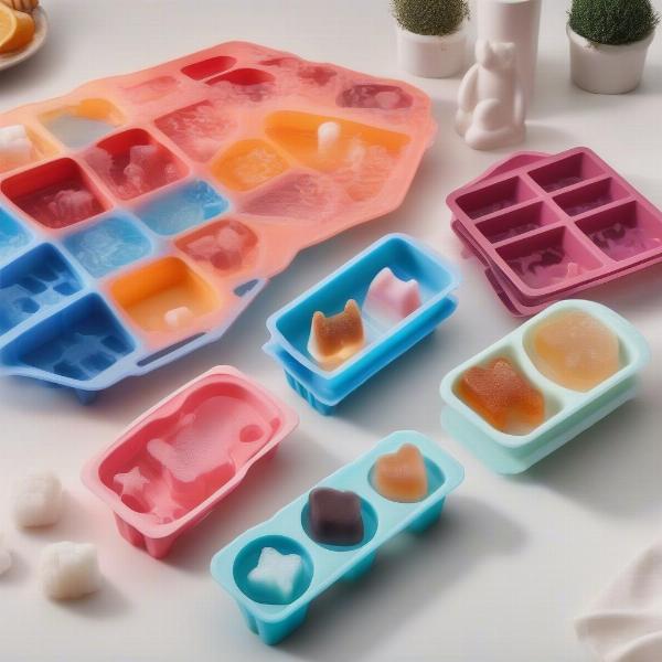 Variety of Dog Ice Cube Trays