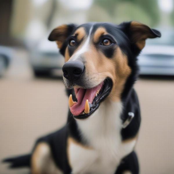 Dog with a Jaw Injury