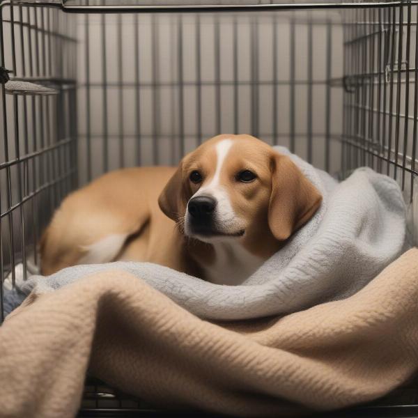 Dog with Toy at Cavan Kennel