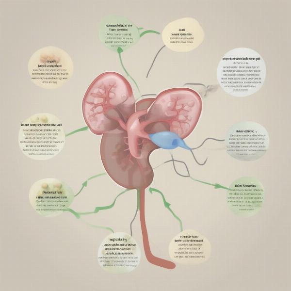 Dog Kidney Health Illustration