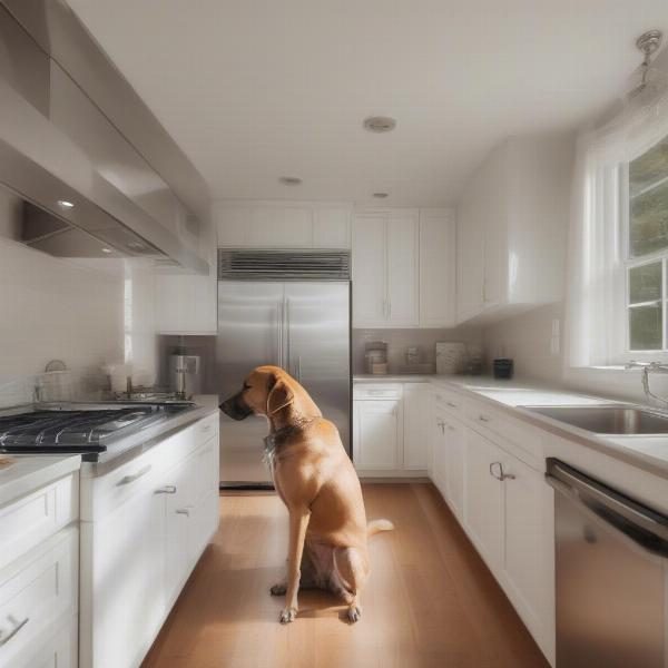 Dog Kitchen Safety