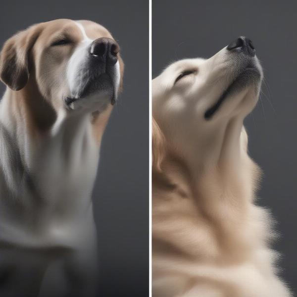 Dog Normal Breathing vs. Rapid Breathing