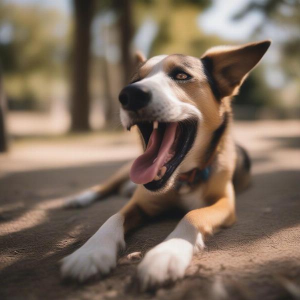 Dog Panting in Hot Weather