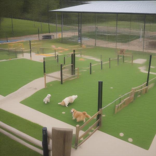 Dog park agility equipment