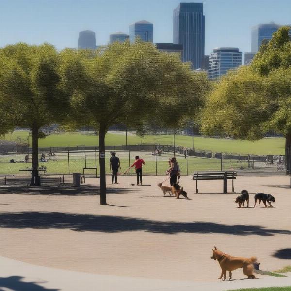 Dog parks in Oakland, CA offer various amenities and environments