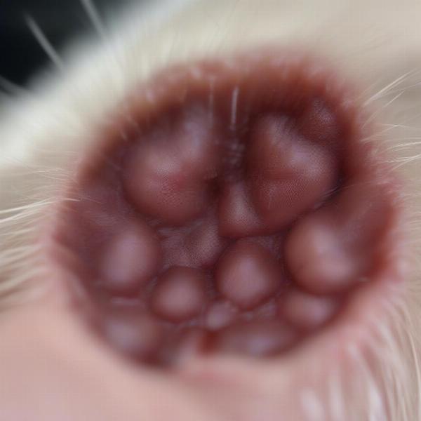 Deep Wound on a Dog's Paw