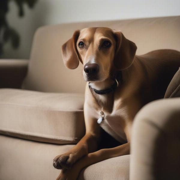 Dog Peeing on Sofa Due to Medical Reasons