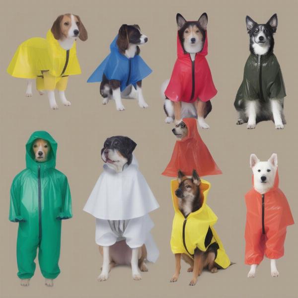 Different Types of Dog Rain Suits