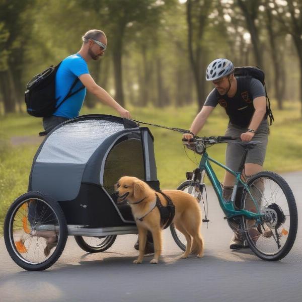 Dog Safety and Comfort in Ebike Trailer