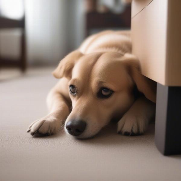 Dog Scratching Carpet Due to Stress