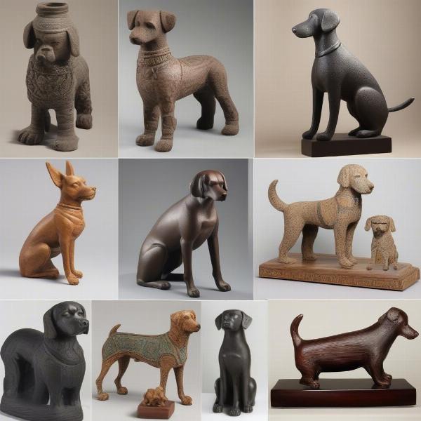 Dog Sculptures and Other Art Forms