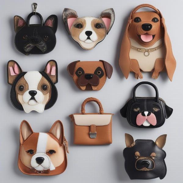 Various Dog Shaped Handbags