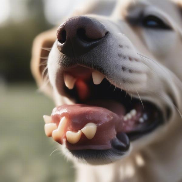 Dog Showing Tooth Pain Symptoms