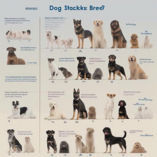 Different Sizes of Dog Stackers