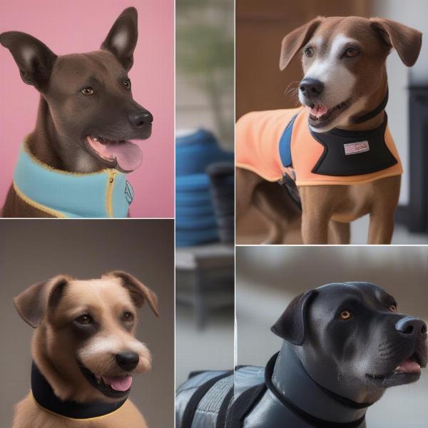 Different materials for dog suits