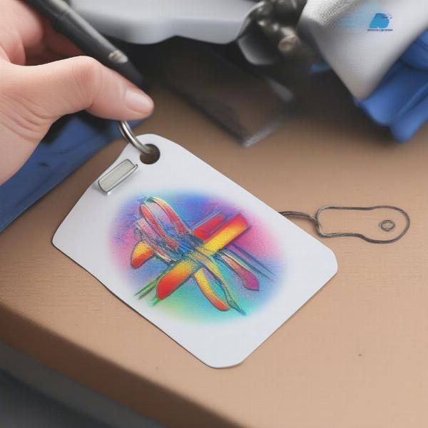 Dog Tag Sublimation Process