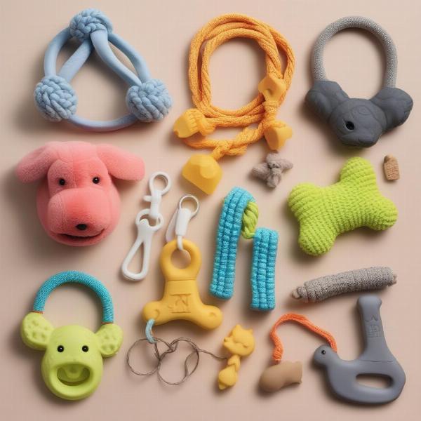 Variety of Dog Teething Toys