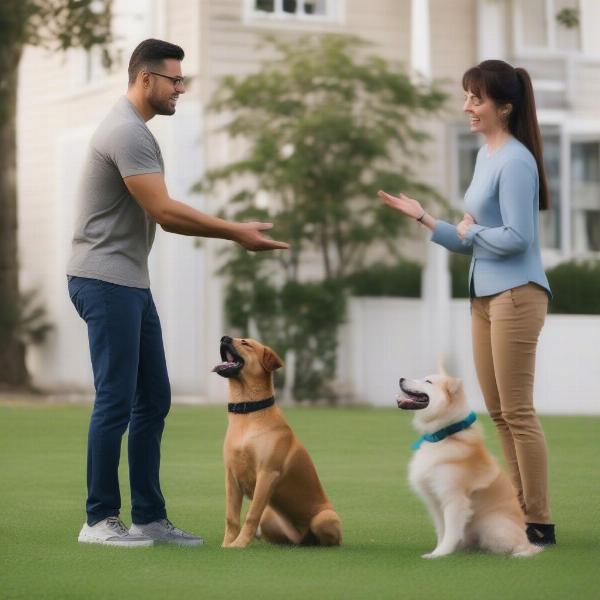 Dog Training Session