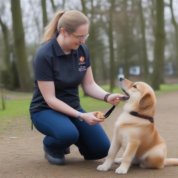 Positive Reinforcement Dog Training in Warrington