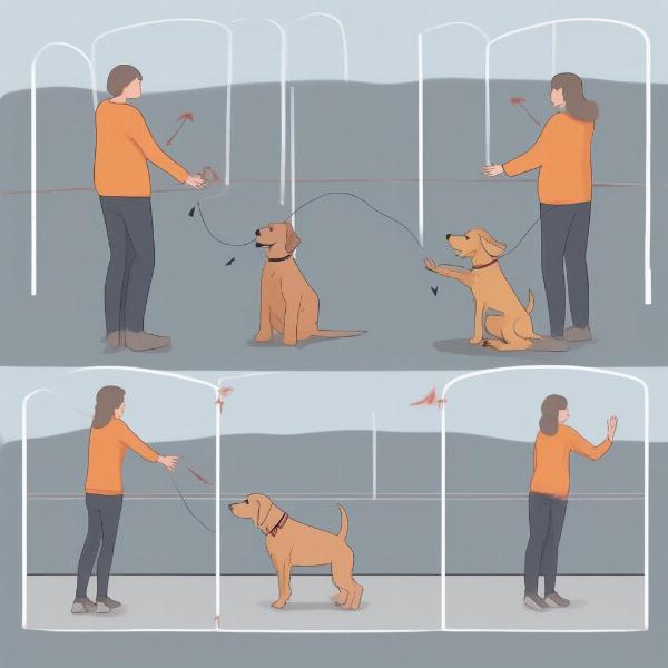 Dog Training with Barriers