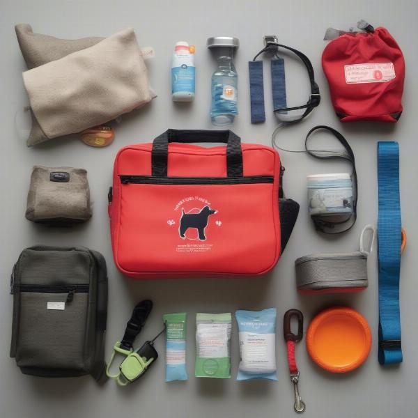 Dog travel essentials