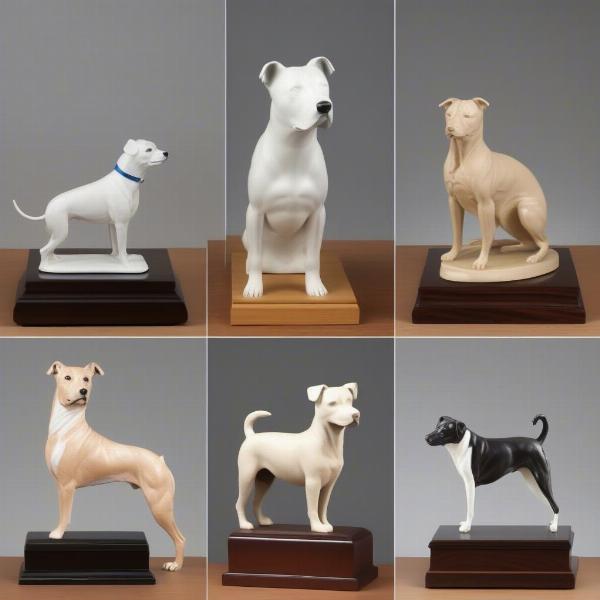 Dog urn examples for different breeds