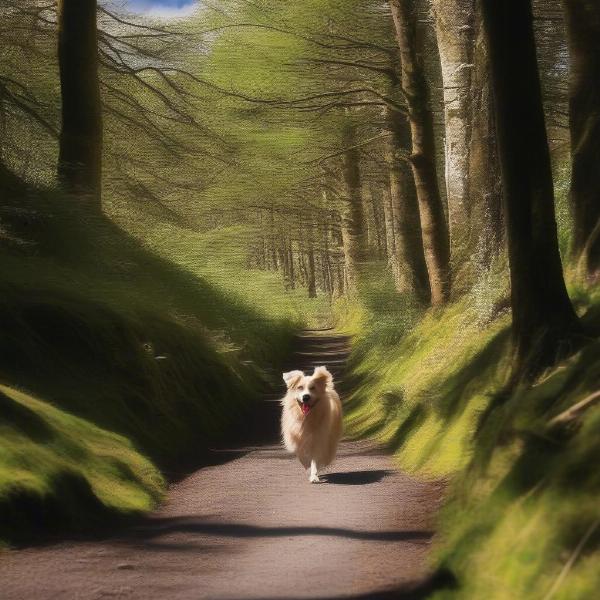 Dog Walking Near Pitlochry