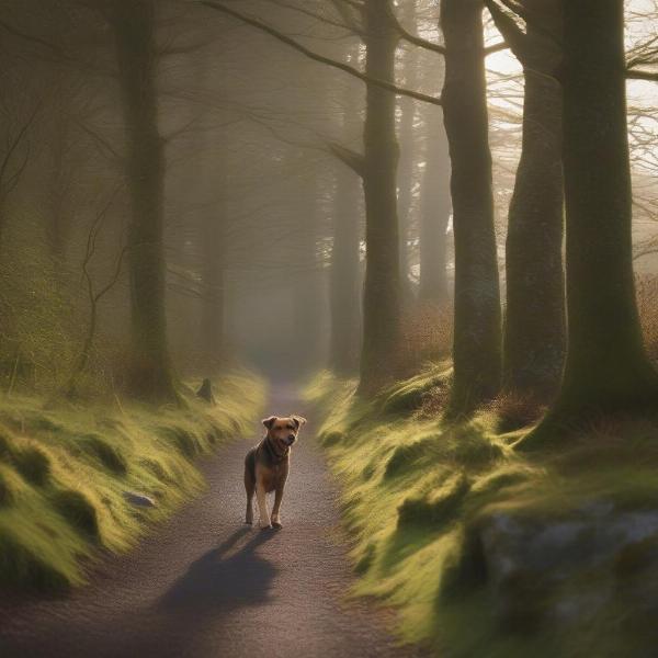 Dog walking trails in Dumfries and Galloway