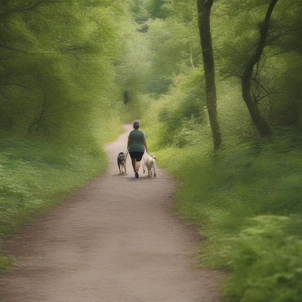 Dog-walking trails near Taunton hotels