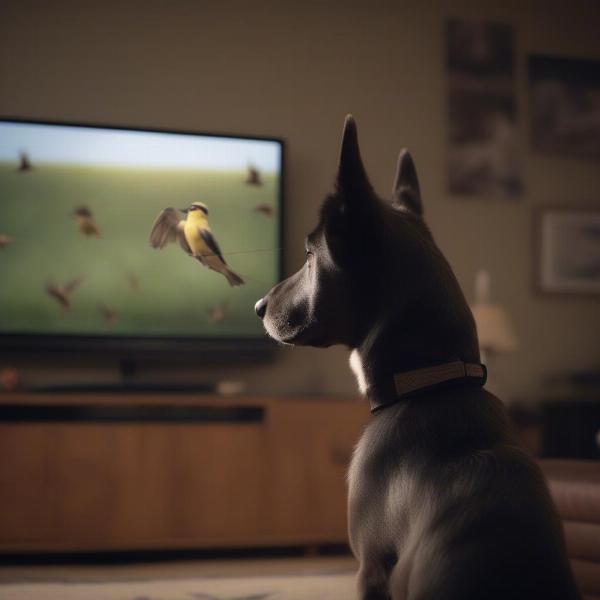 Dog Watching Nature Documentary