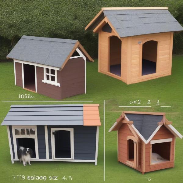 Dog Wendy House Size Comparison