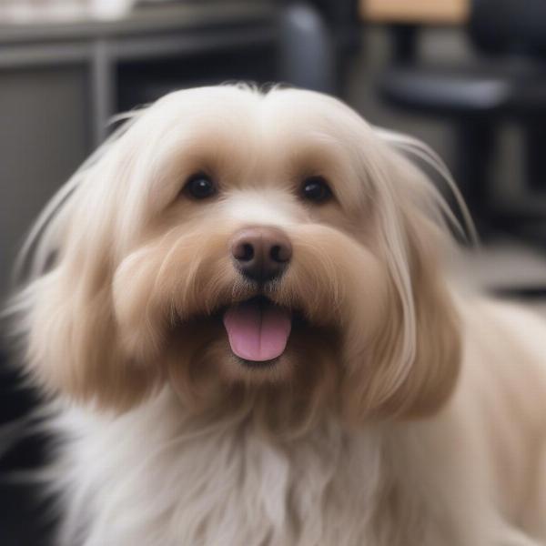 Dog with Shiny Coat After Detangling