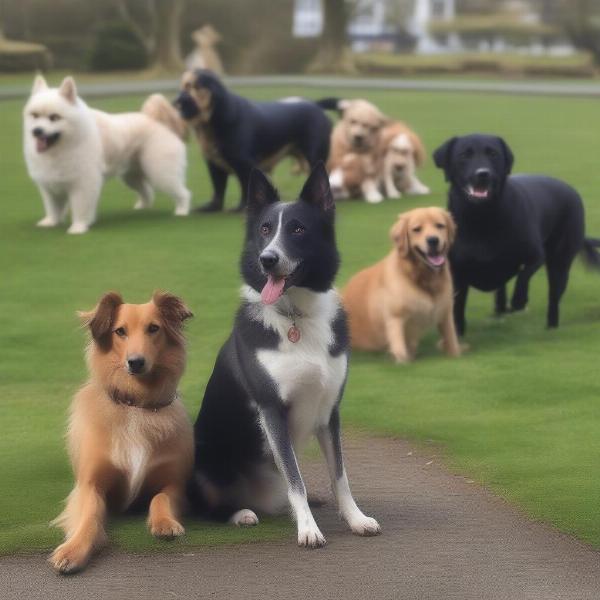 Dogs in Douglas, Isle of Man