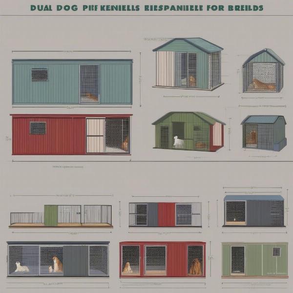 Dual Dog Kennel Size Comparison