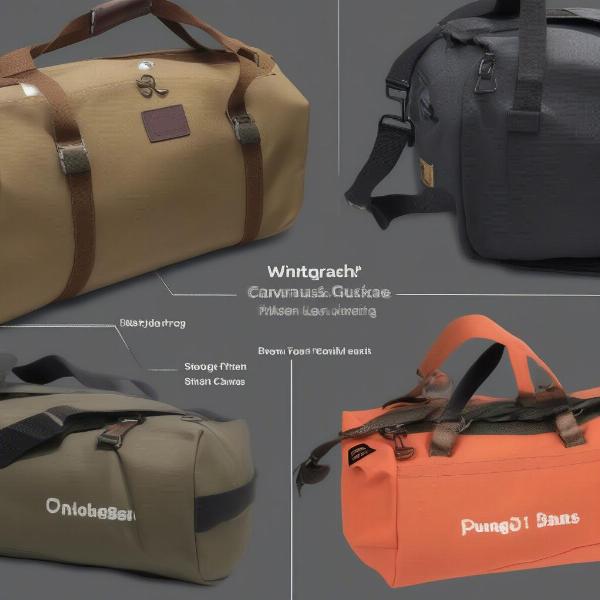 Durable materials for dog duffel bags