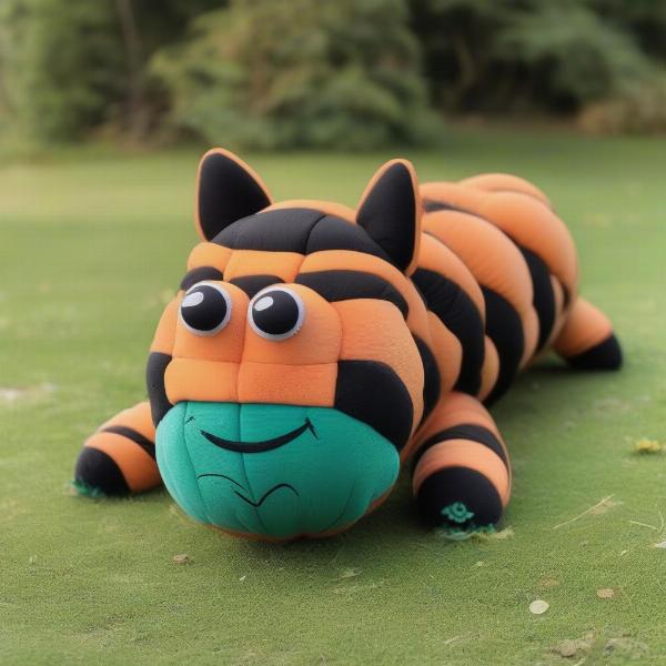 Durable Caterpillar Toy for Aggressive Chewers