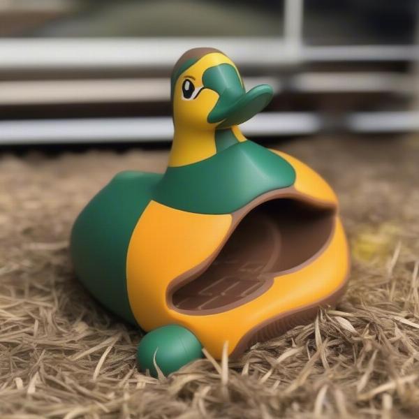 Durable mallard dog toy for aggressive chewers