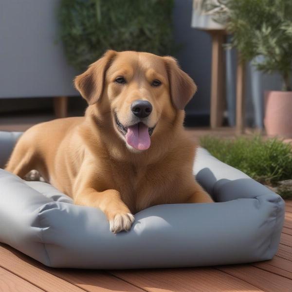 Durable and Weather-Resistant Dog Bed