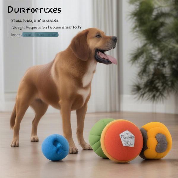 DuraForce dog toys in different sizes