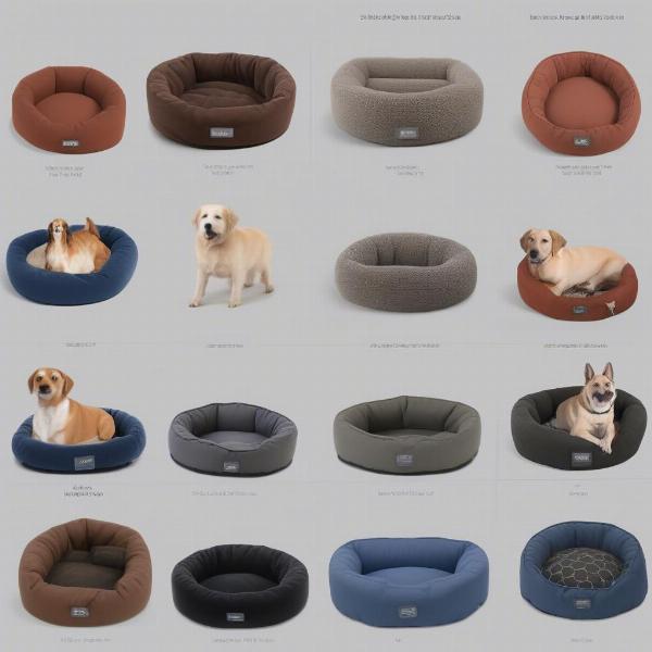 Earthbound Dog Bed Sizes and Shapes