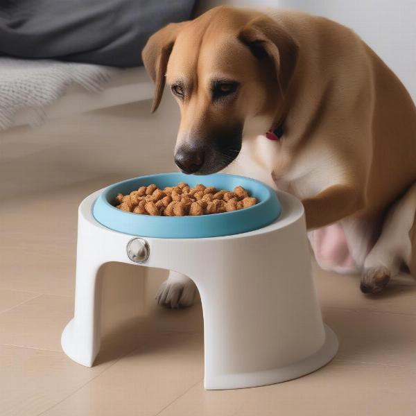 Benefits of using an elevated dog bowl for dogs