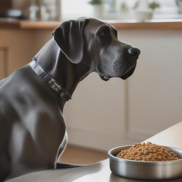 Elevated dog bowl benefits for large breeds