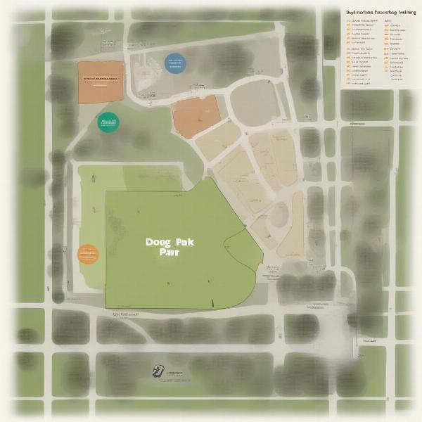 Ellison Dog Park Map