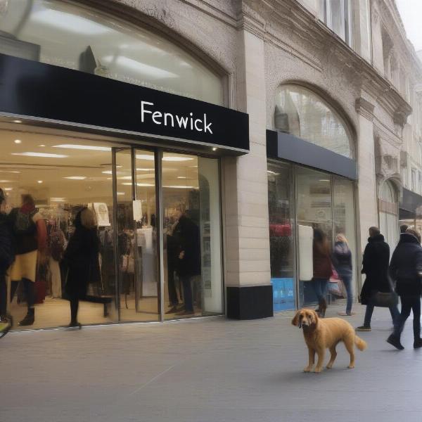 Dog friendly shopping at Fenwick Newcastle